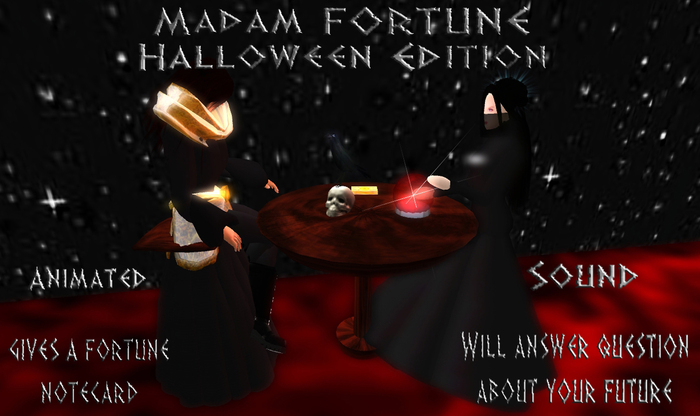 Halloween Edition  - fortune teller - Madam Fortune