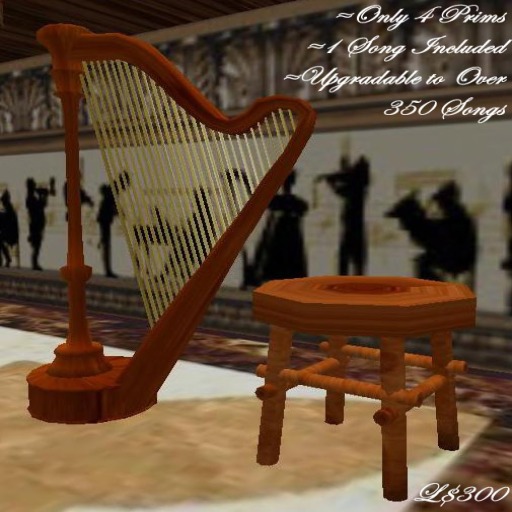 The Arcadian Minstrel - Petite Harp (Low Prim)
