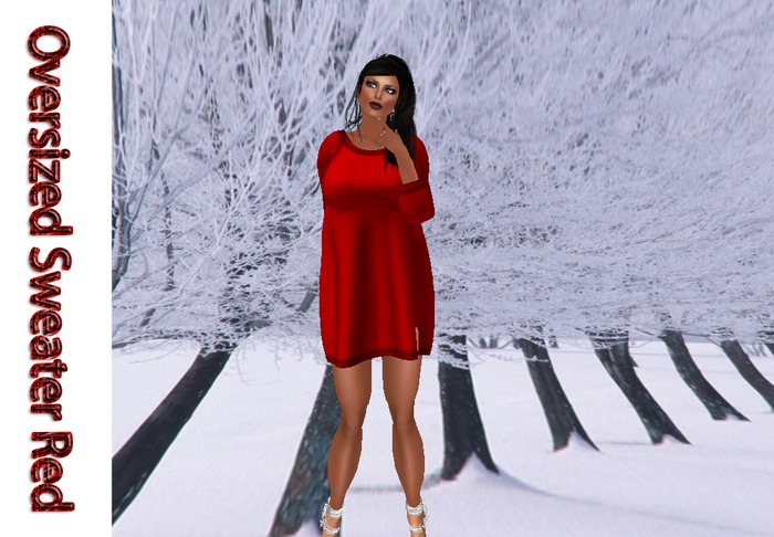 Oversized Sweater Red Box