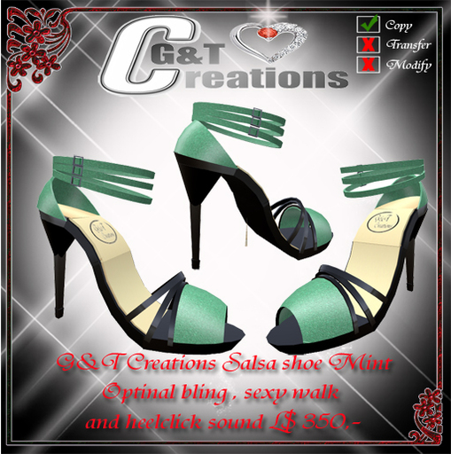 G&T Salsa Shoe Mint