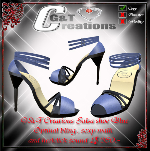 G&T Salsa Shoe Blue