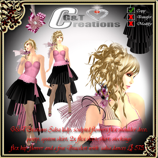 G&T Creations Salsa Lady Pink