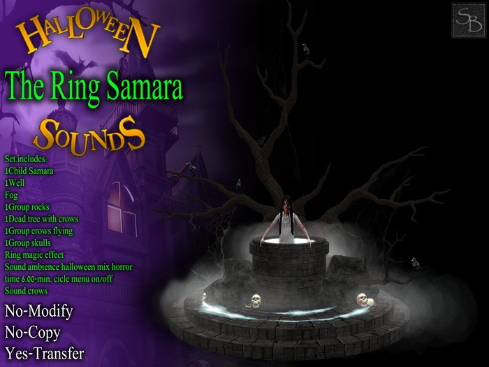 SET.HALLOWEEN THE RING SAMARA SOUND-6.00.MIN.
