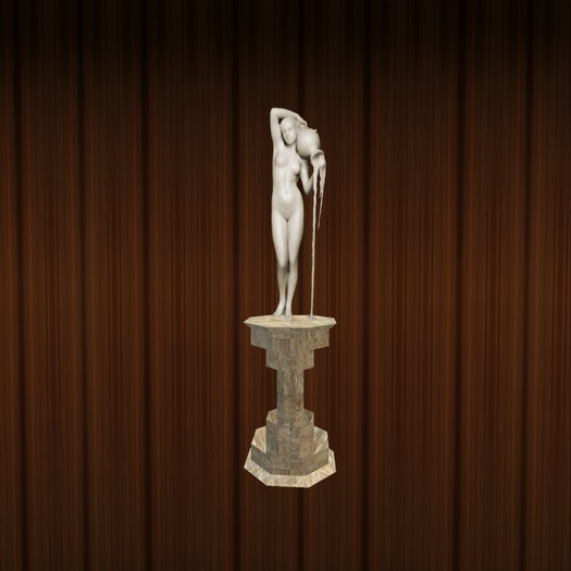 KD_Female Greek Statue/w Menu (packed)