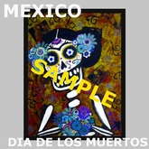 Mexico - dia de los muertos muher