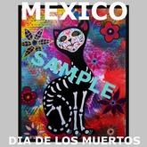 Mexico - dia de los muertos el gato