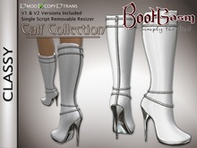 Bootgasm Classy Leather Boots White