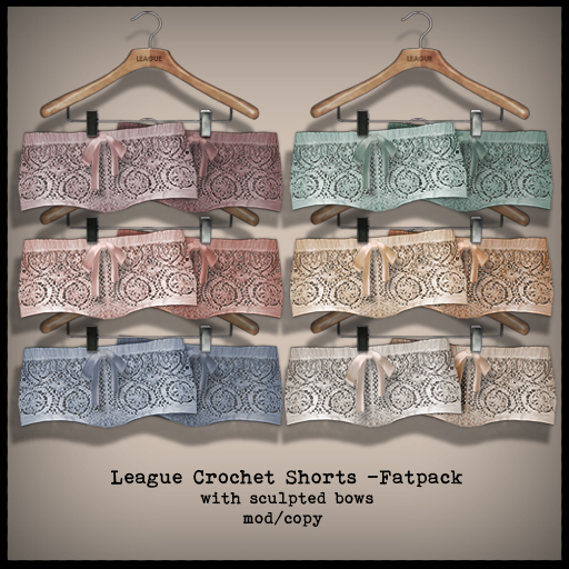 *League* Crochet Shorts -Fatpack