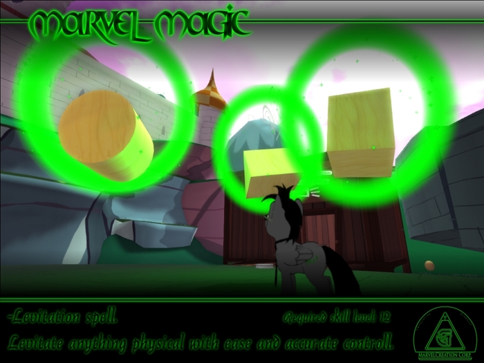 Marvel Magic Spell Scroll Levitation