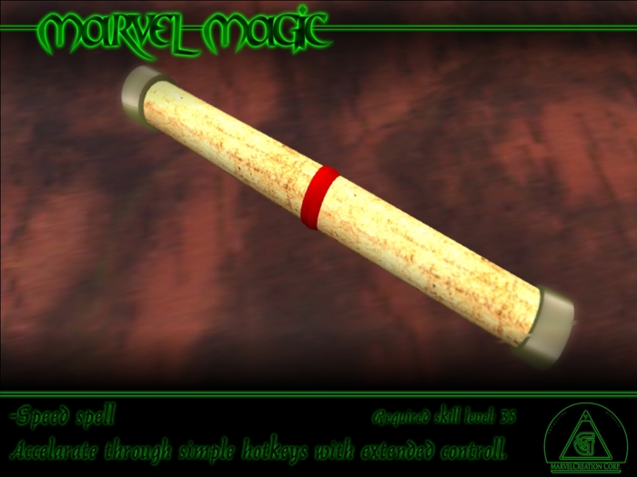 Marvel Magic Spell Scroll Speed