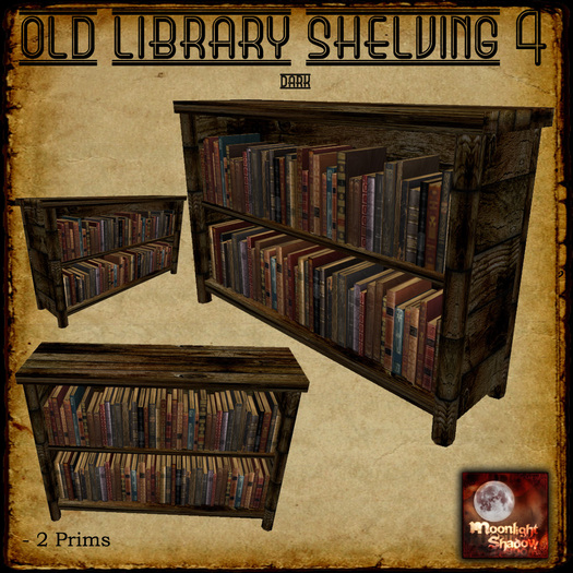 "Moon_Sha" Old Library Shelving 4 Dark