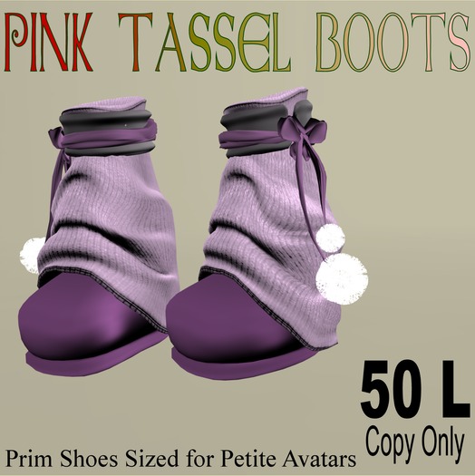 *Pooka's* ugg tassle boots pink