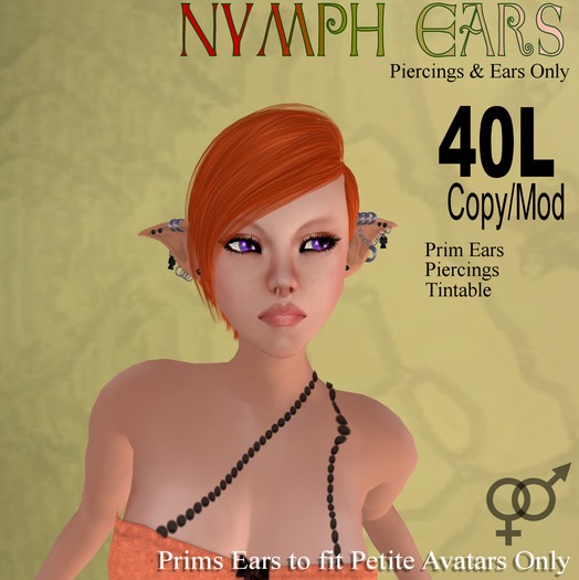 *Pooka's* Nymph ears and piercings