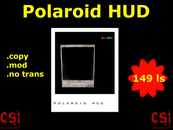 Polaroid HUD (box)