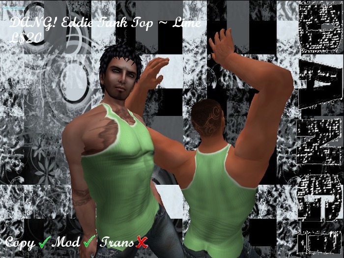 DANG! Eddie ~ Tank Top ~ Lime