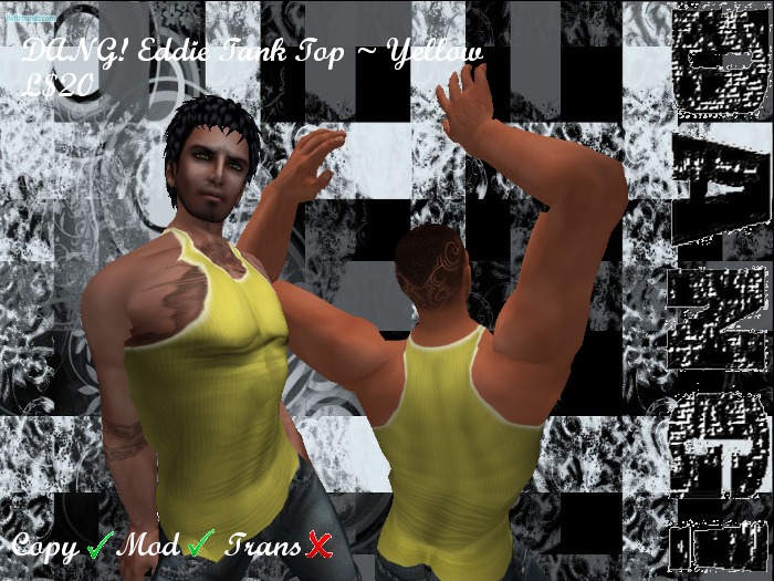 DANG! Eddie ~ Tank Top ~ Yellow