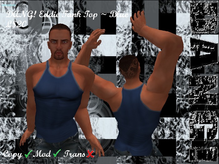 DANG! Eddie ~ Tank Top ~ Blue