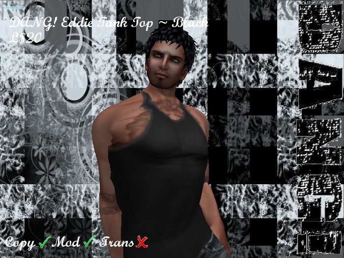 DANG! Eddie ~ Tank Top ~ Black