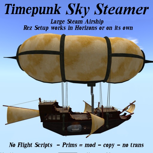 Steampunk Sky Steamer