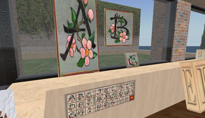 Monogram Kit from W'ily's Forge ~ Asian Flowers