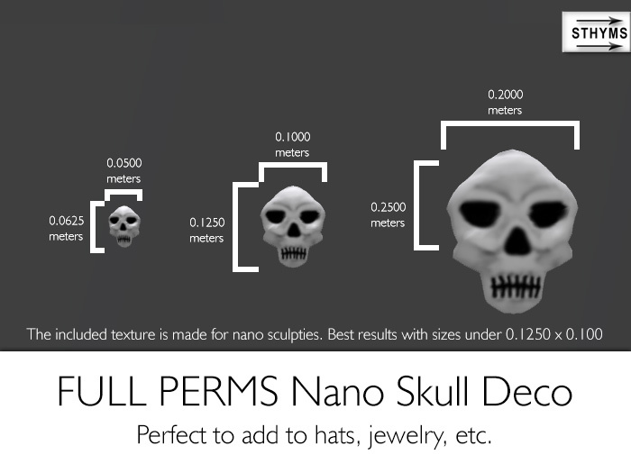 STHYMS - Nano Skull Deco FULL PERMS