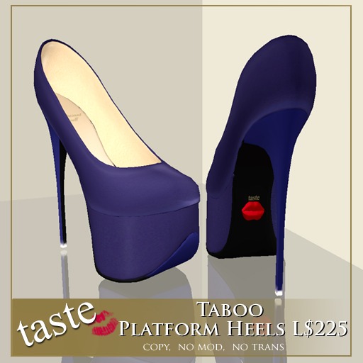 taste Taboo Platform Heels ~ Cosmic