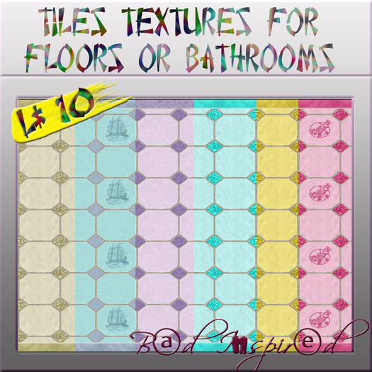 Tiles set 6 textures now L$2