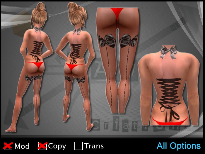 ZAW - Tattoo Bow Back full