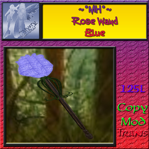 ~*MH*~ Rose Wand Blue