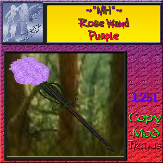 ~*MH*~ Rose Wand Purple