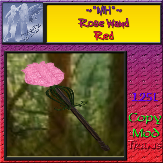 ~*MH*~ Rose Wand Red