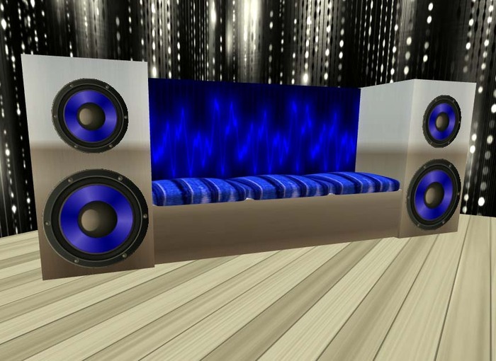 rela-X Blue Stereo Sofa