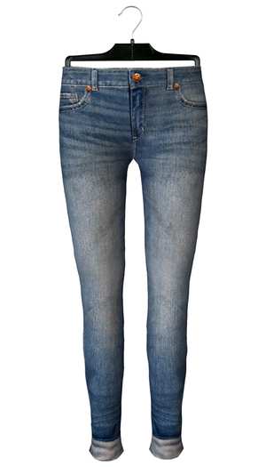 :::Podium::: Mesh skinny jeans denim #7
