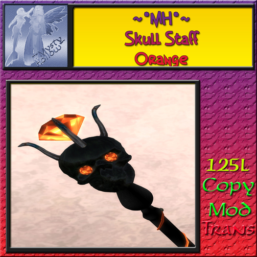 ~*MH*~ Skull Staff Orange