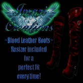 .: L.R.R :. Blood leather boots