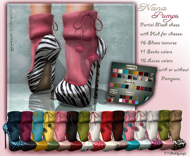 *{ SeVered GarDeN }* Nana Pumps