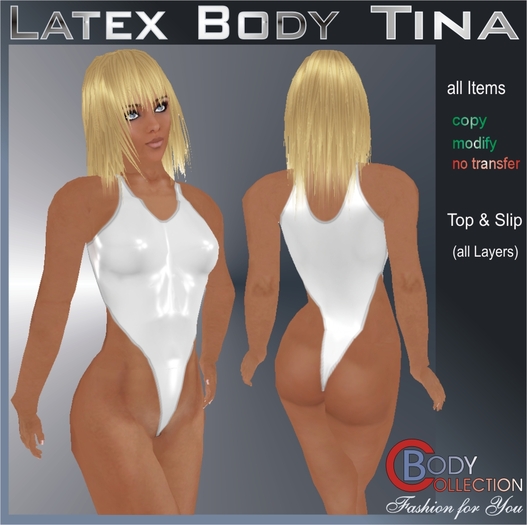 BC 2 - Latex Body "tina"  (white)