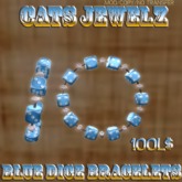 Blue Dice Bracelets