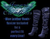 .: L.R.R :. Blue leather boots