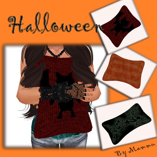 Halloween cuddle pillow