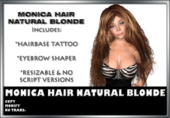 MONICA HAIR NATURAL BLONDE