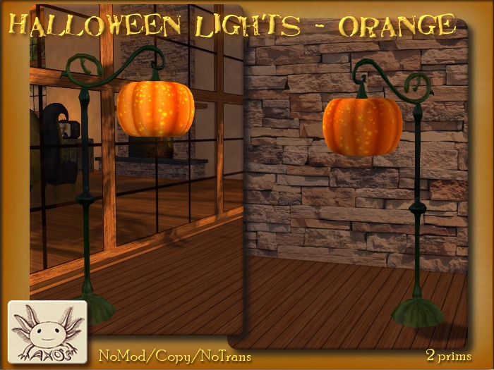 =Axo's= Halloween Lights - Orange