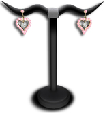 ((Crystal Line))Heart CL-D Pierce