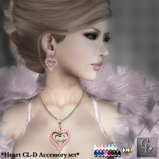 ((Crystal Line))Heart CL-D Accessory set