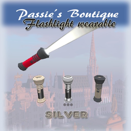 Passie's Flashlight Silver