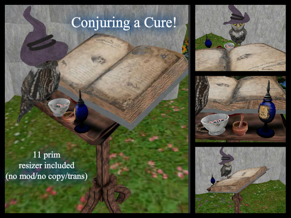 Conjuring a Cure!  Halloween Decoration - wizard owl