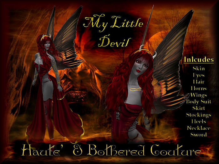 Haute' & Bothered Couture Presents:  "MY LITTLE DEVIL"