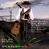 Flamenco Black White Shirt