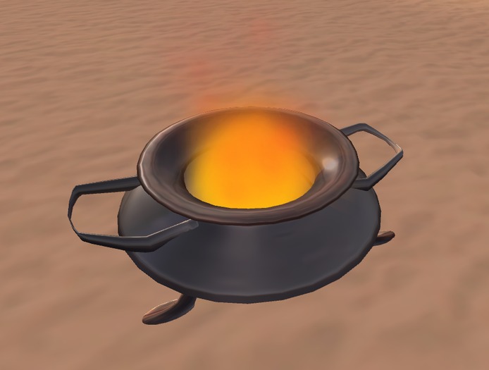 Brazier with handles