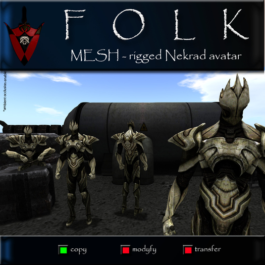 NEKRAD CITRINE FOLK Mesh Avatar
